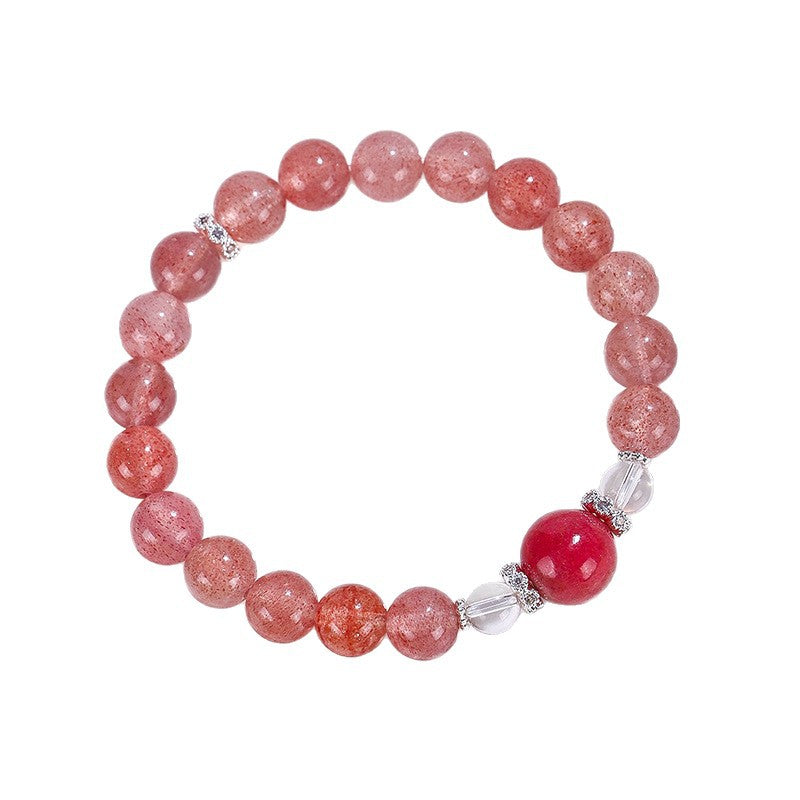 Planderful Fortune's Favor Bracelet – Fresh and Sweet Rose Stone Design