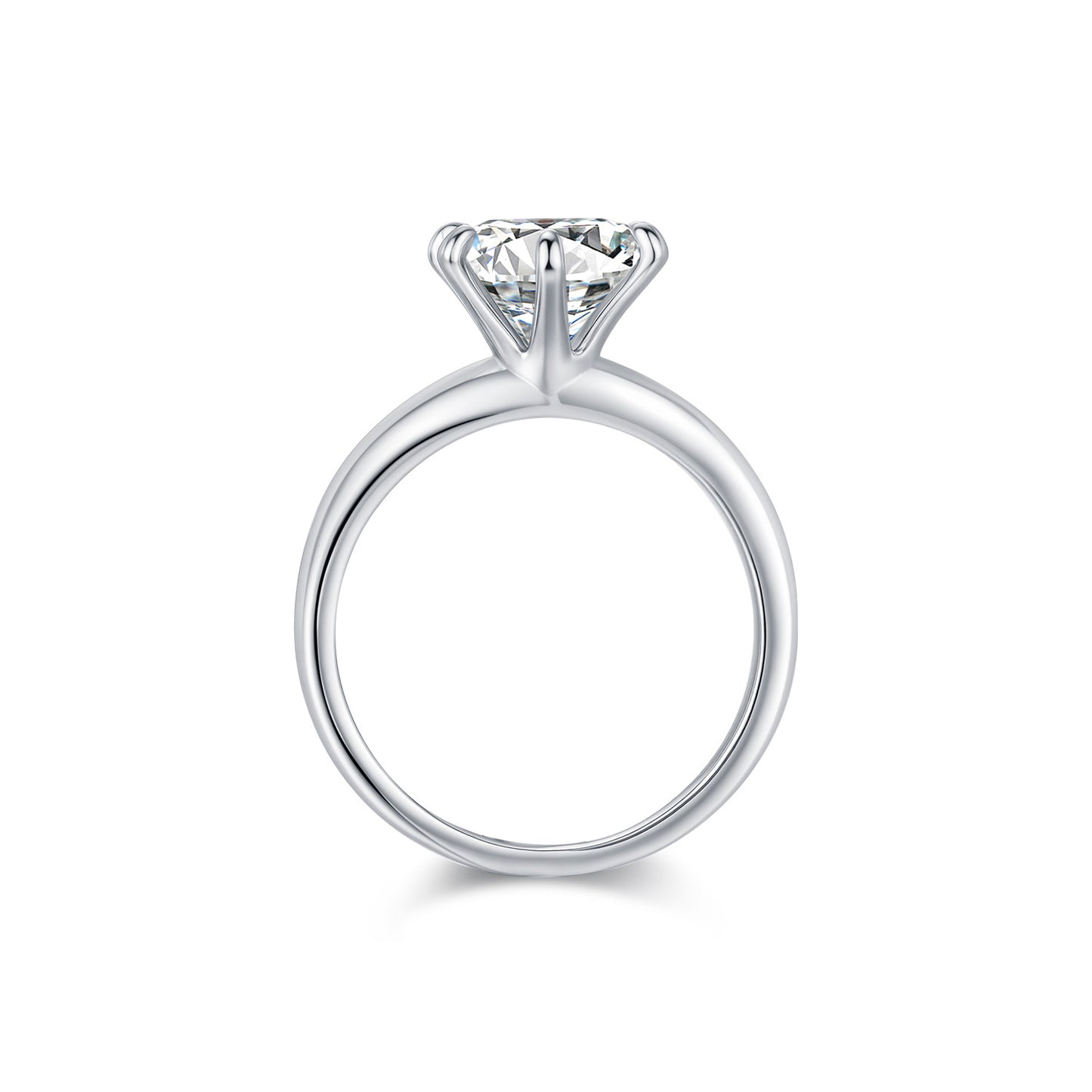 Planderful Moissanite Sparkling Ring – Elegant High-End Design