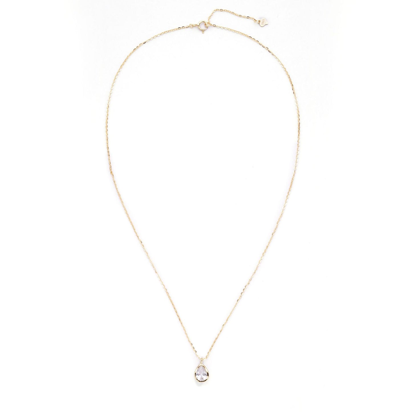 S925 Sterling Silver Collarbone Chain Water Drop Jewelry