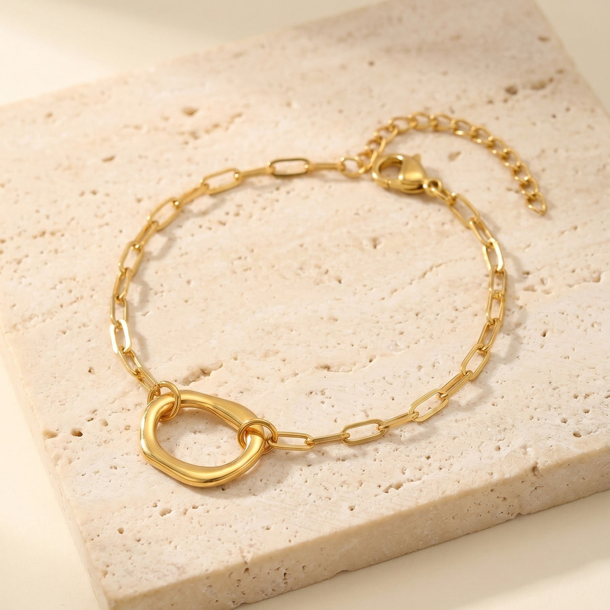 Geometric Stainless Steel Bracelet