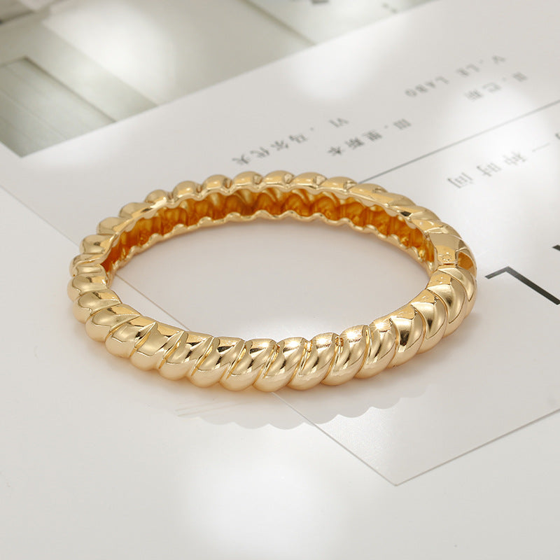 European Charm Gold Circle Bracelets - Vienna Verve Collection