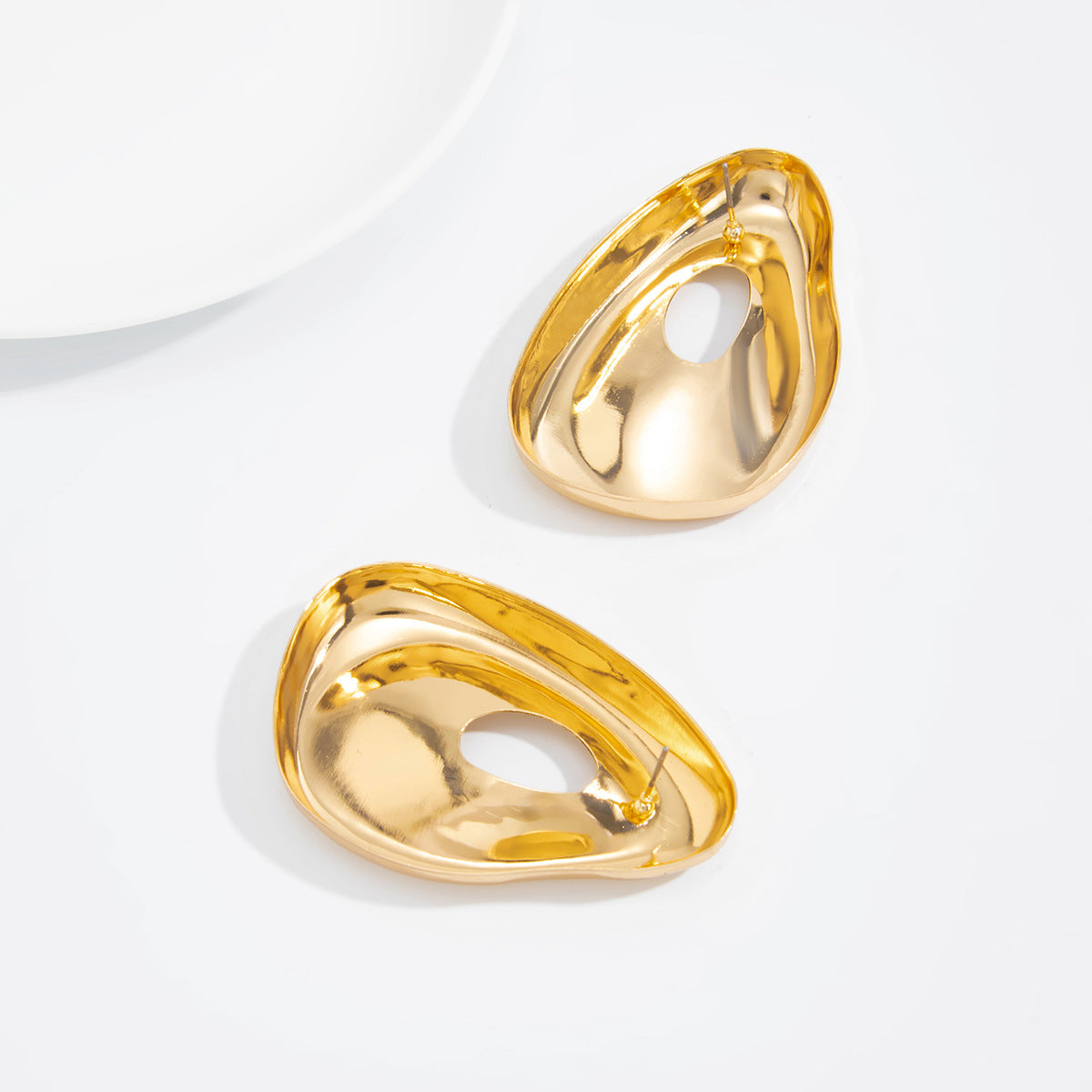 Planderful Liquid Metal Waterdrop Earrings Geometric Statement For Modern Women Vienna Verve