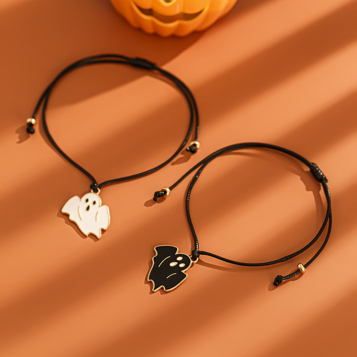 Planderful Vienna Verve Halloween Bracelet Versatile Ghost Pumpkin Cartoon Charm For Teens