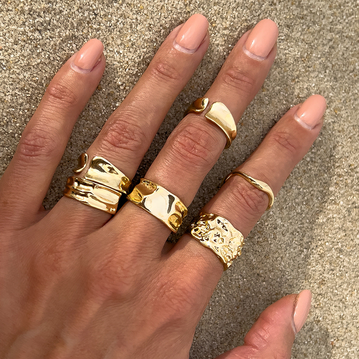 Planderful Vienna Verve Ring Set – Personalized Irregular Design