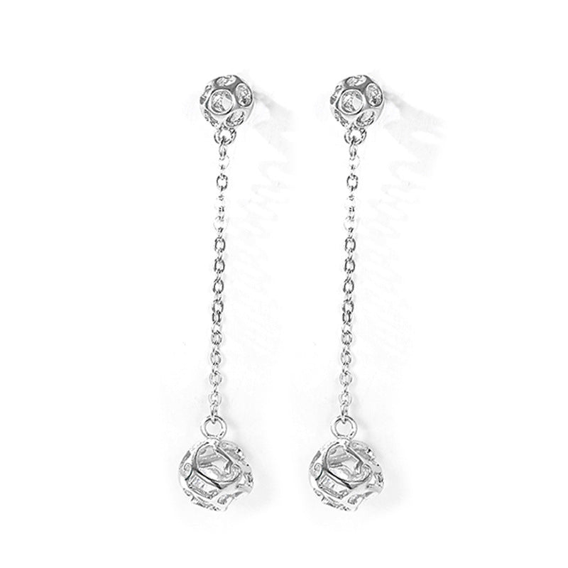 Korean Version 925 Sterling Silver Women's Earrings