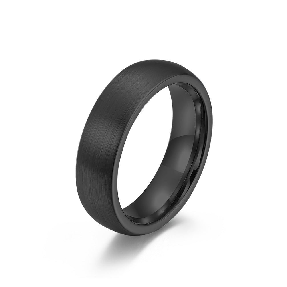 Tungsten Steel Matte Ring