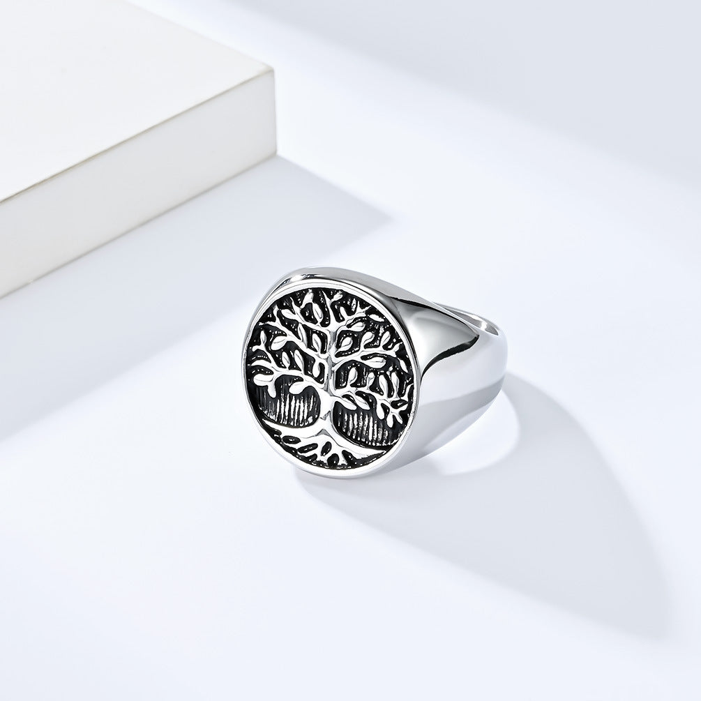 Steel Ring – Vintage Hip Hop Style