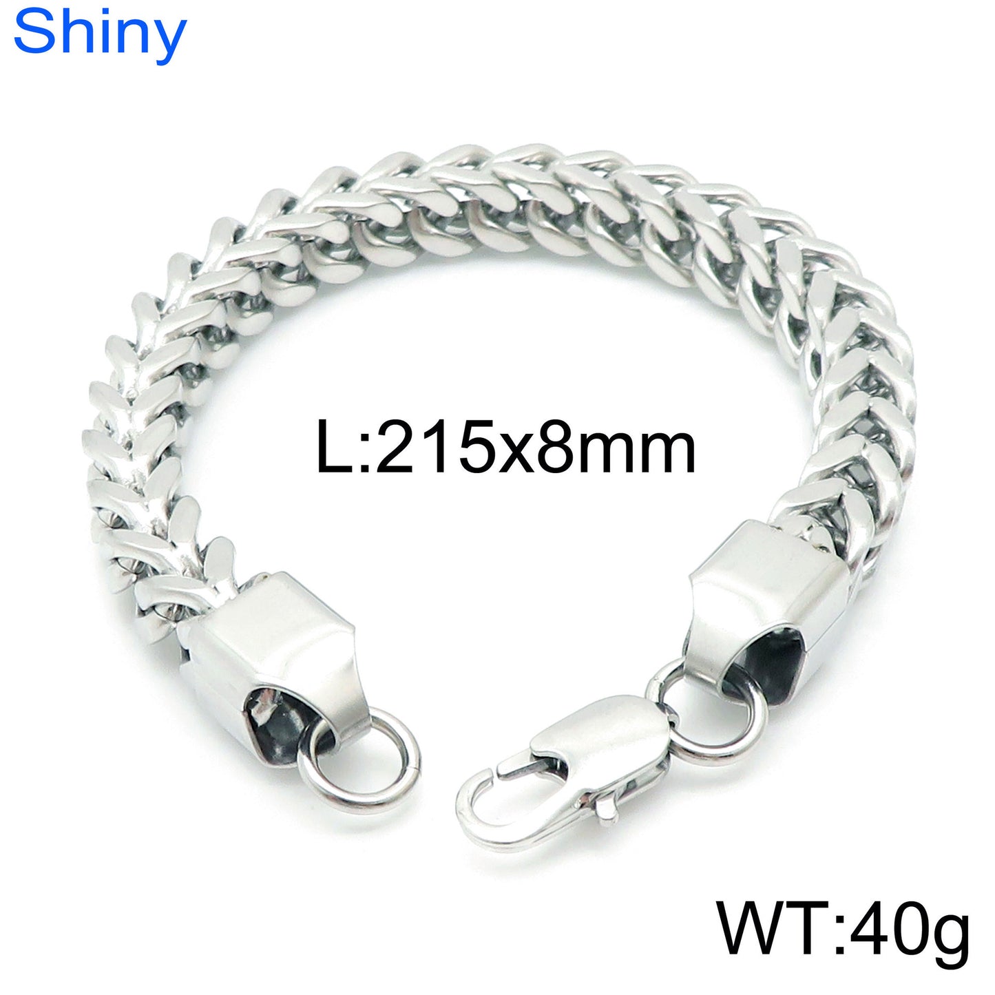 Planderful Stainless Steel Chain Bracelet For Men High End