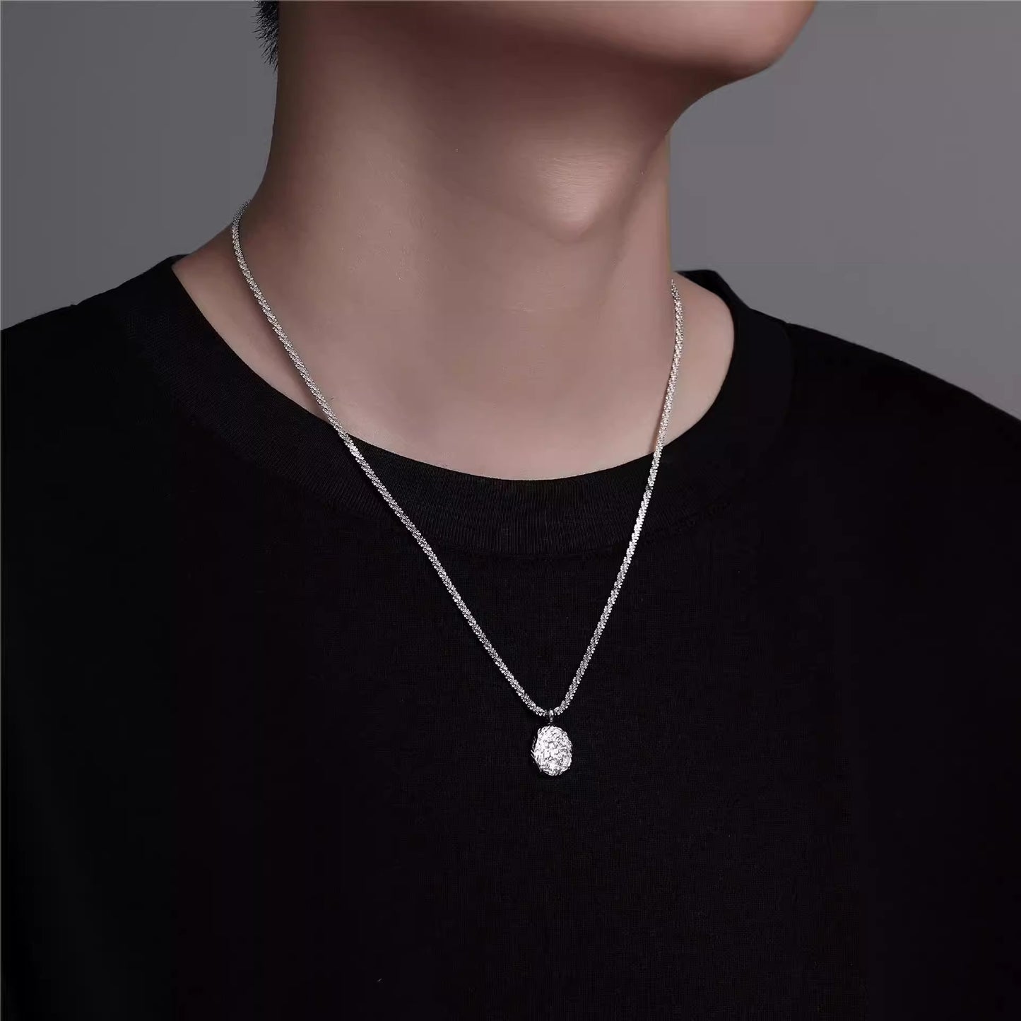 Planderful Jewelry Everyday Genie Steel Necklace For Men And Women Elegant Timeless Design