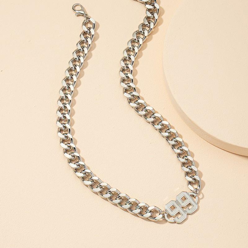 European-American Style Digital Metal Necklaces - Vienna Verve Collection