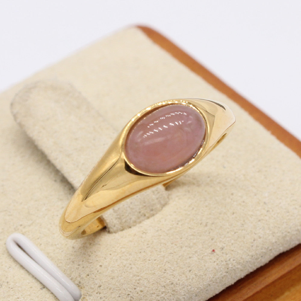 Cat Eye Ring Planderful Unisex Retro Jewelry Chic Minimalist Statement Stone For Women And Men