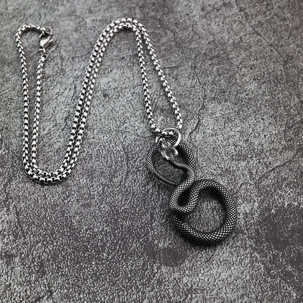 AliExpress Hot Sale Personalized Snake Men's Pendant Jewelry