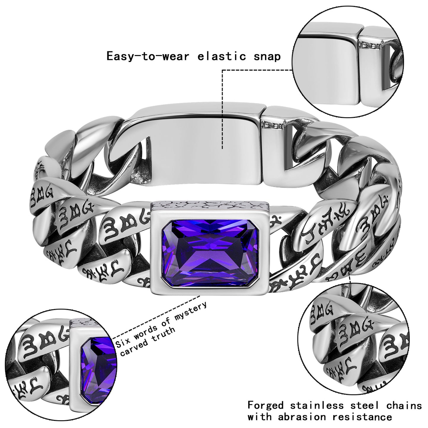 Zircon Bracelet - Luxury Gift For Him