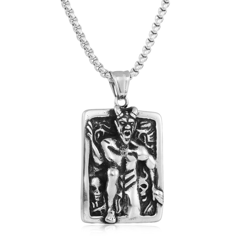 European And American Stainless Steel Claw Monster Pendant