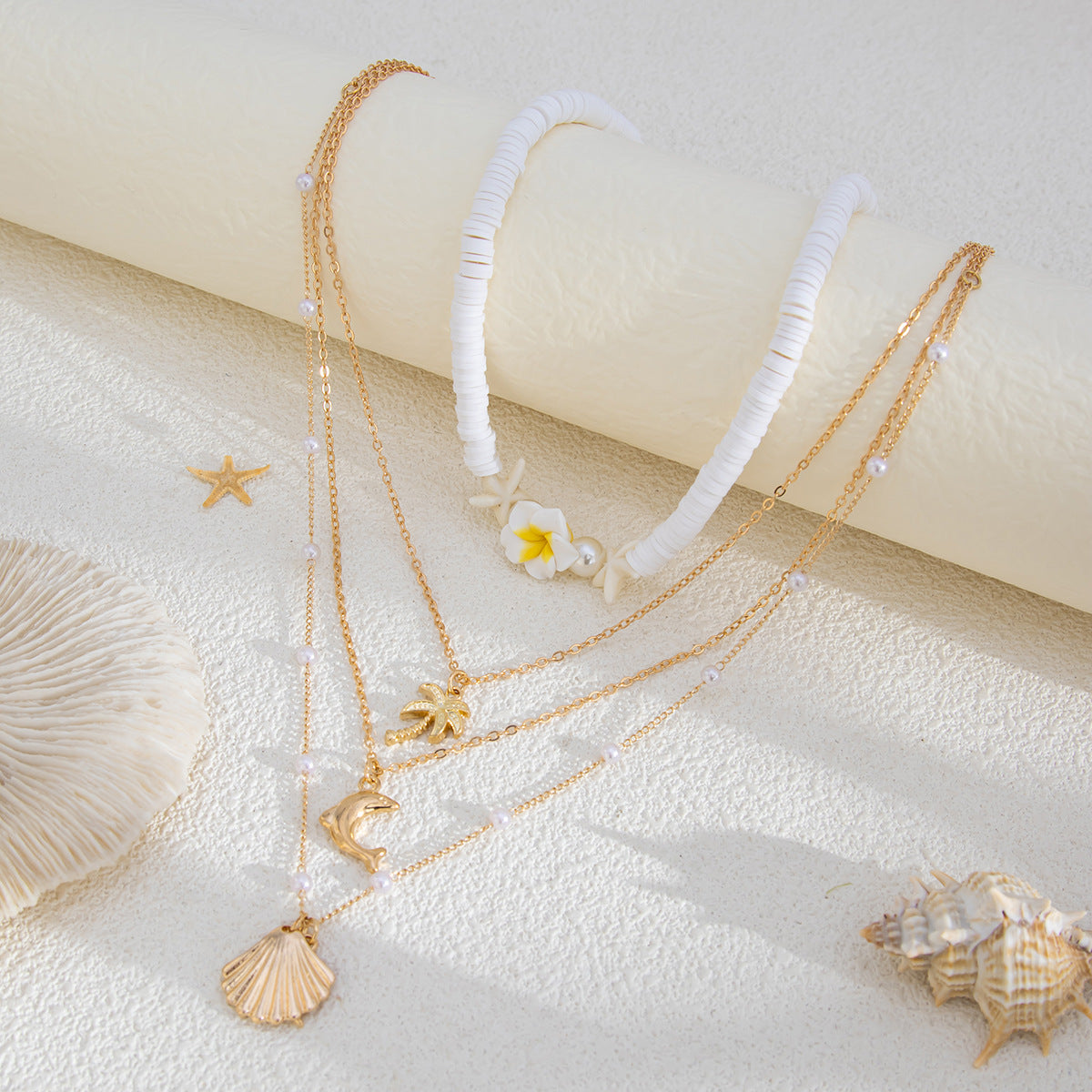 Planderful Vienna Verve Necklace – Multi-Layer Ocean Style Design