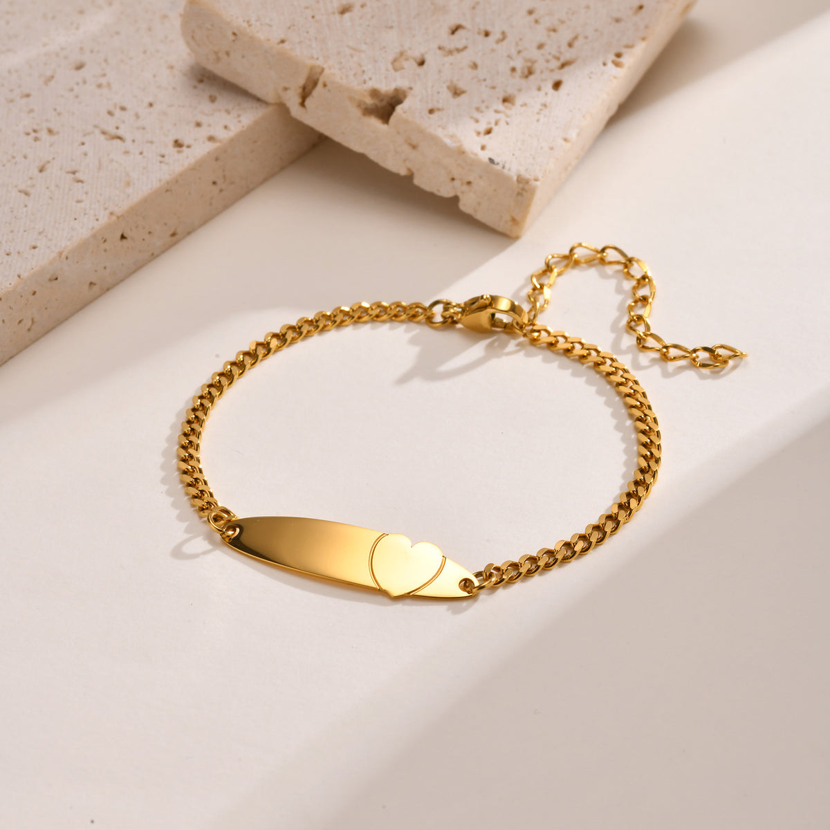 Heart Stainless Steel Bracelet for Women