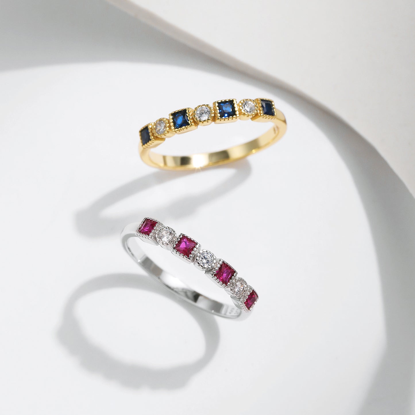 Planderful Gala Fireworks Ring – Premium Sterling Silver with Elegant Zircon