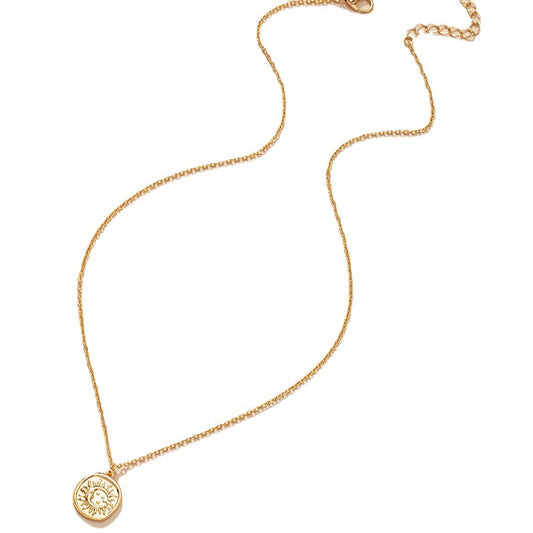 Sunlit Serpent: Personalized Minimalist Snake Necklace with Collarbone Chain