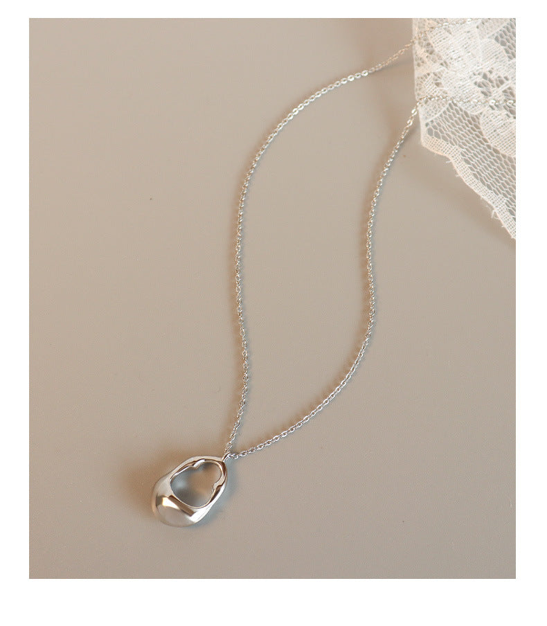 European Retro Hollow Hip-Hop Titanium Steel Necklace - Special Niche Design