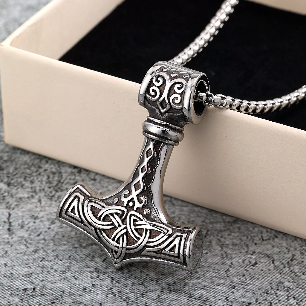 Punk Vintage Stainless Steel Men's Pendant Necklace