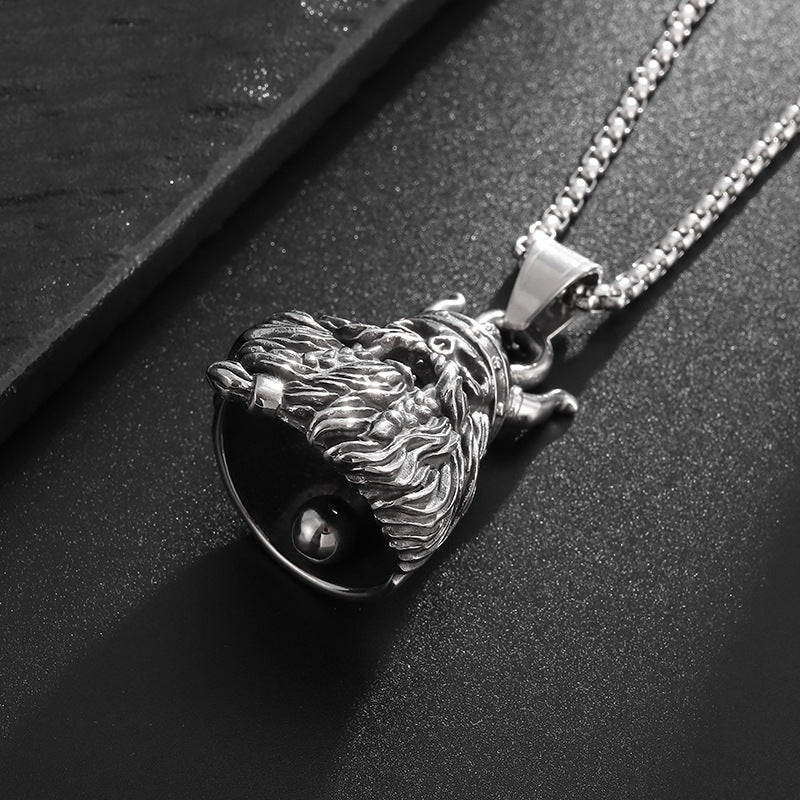 Vintage Skull Viking Stainless Steel Jewelry