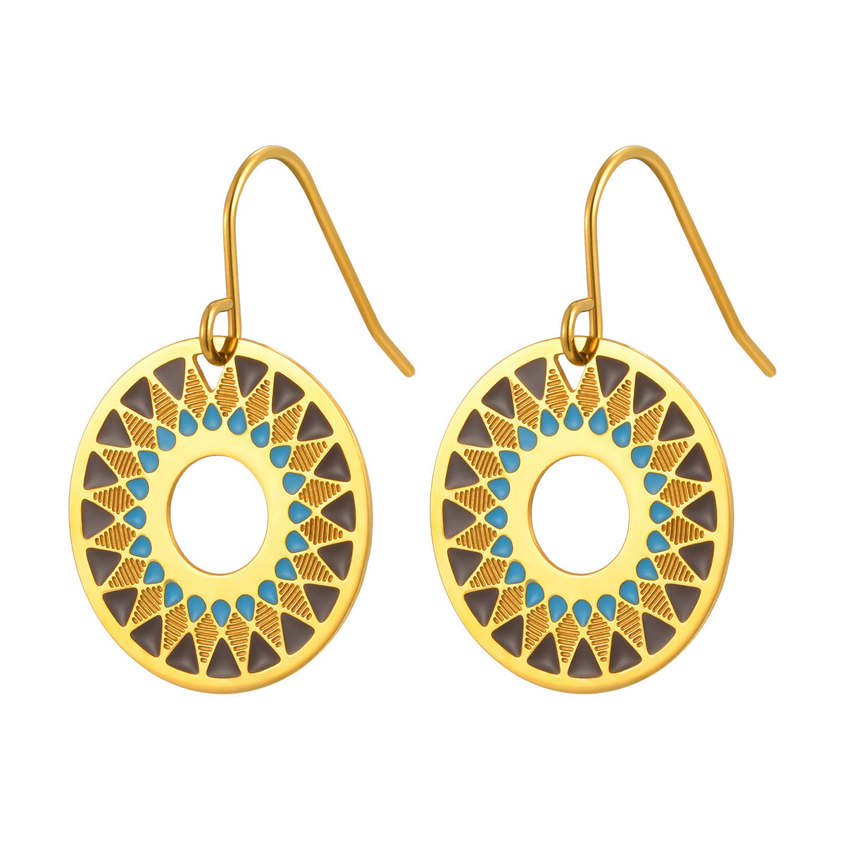Stainless Steel Geometric Vintage Earrings