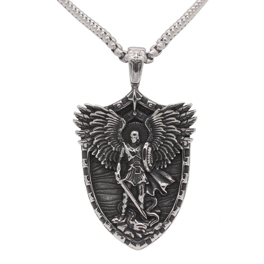 Planderful Jewelry Angel Wings Pendant For Men