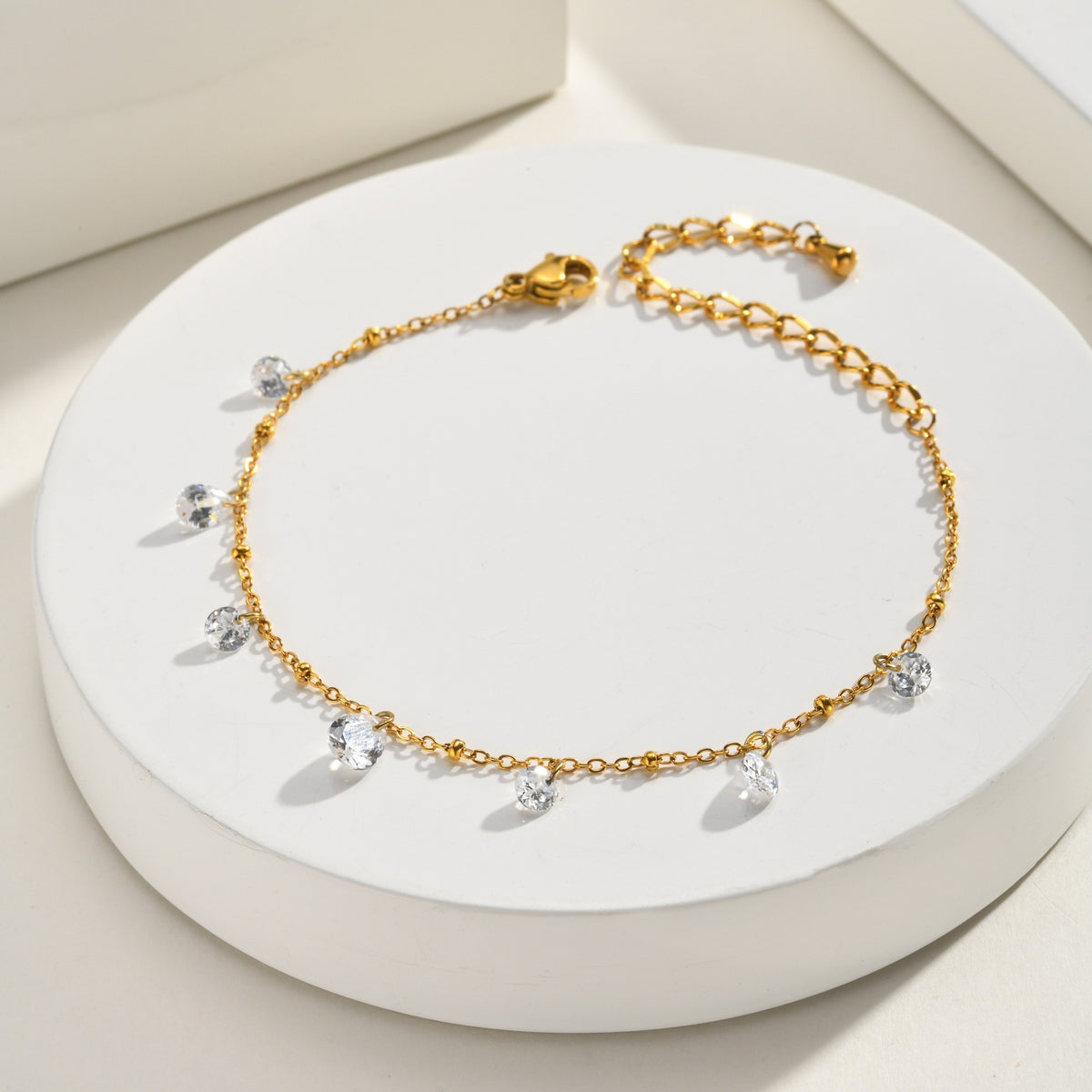 Zircon Stainless Steel Bracelet