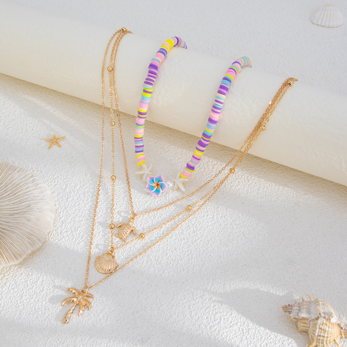 Planderful Vienna Verve Necklace – Multi-Layer Ocean Style Design