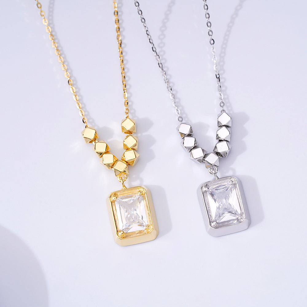 Japan And Korea High-End Silver Necklace 925 Sterling Silver