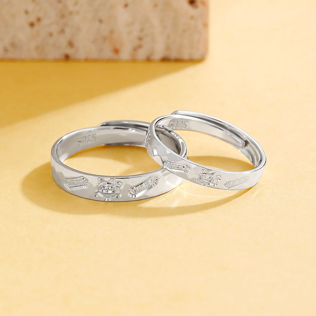 Cat Lucky S925 Sterling Silver Ring