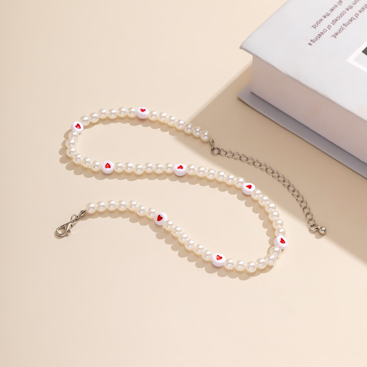 European and American Holiday Style Heart-shaped Collarbone Necklace for Women