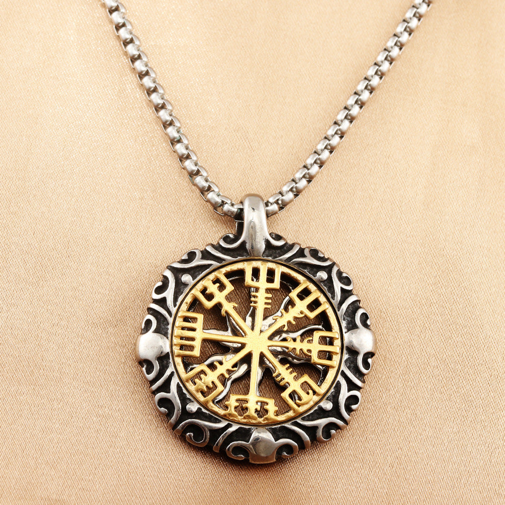 European And American Stainless Steel Hollow Guide Pendant