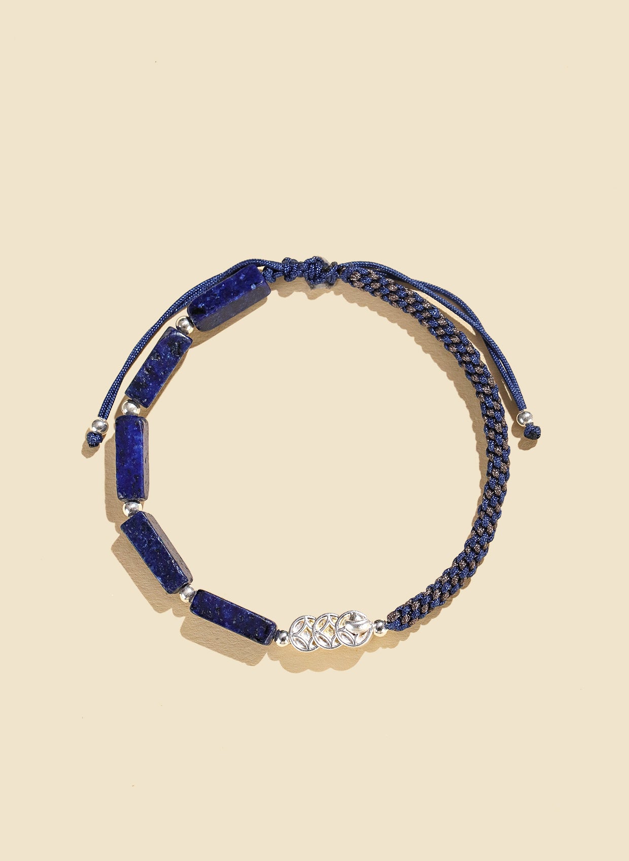 Planderful Fortune's Favor Bracelet – Hand-Woven Couple Design with 925 Silver Elements