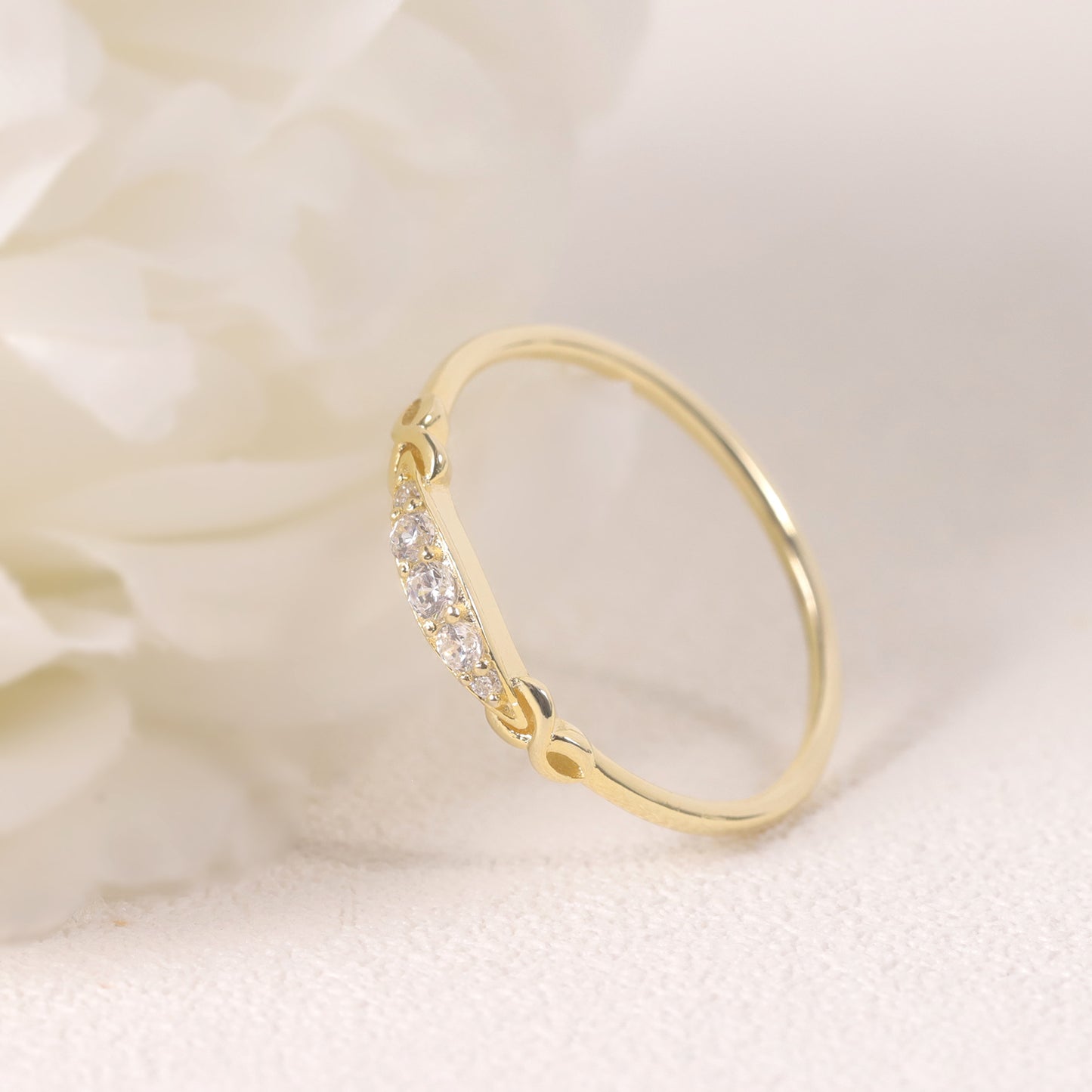 Golden Dawn Series Ring Fashion European American Jewelry S925 Sterling Silver Moissanite Ring Wholesale