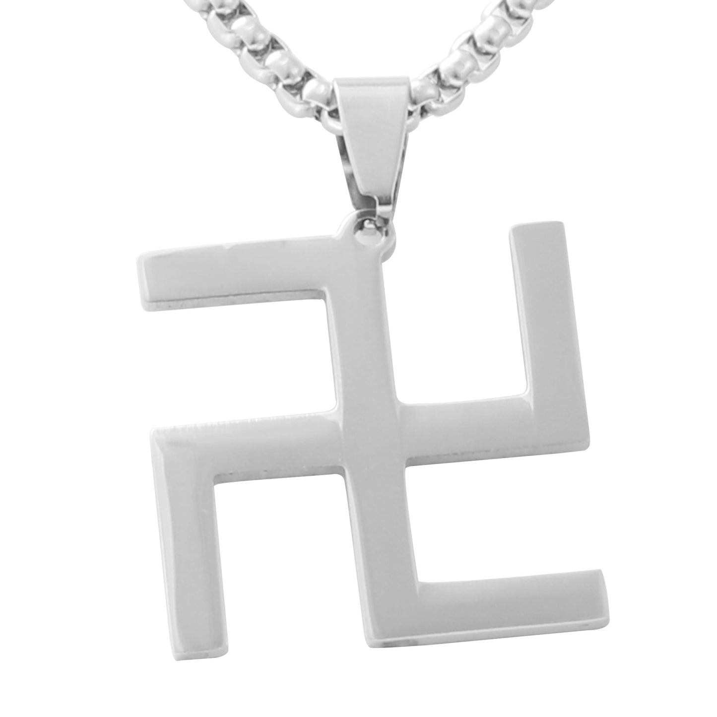 Personalized Retro Titanium Steel Cross Pendant Necklace for Men - Trendy Hollow Design