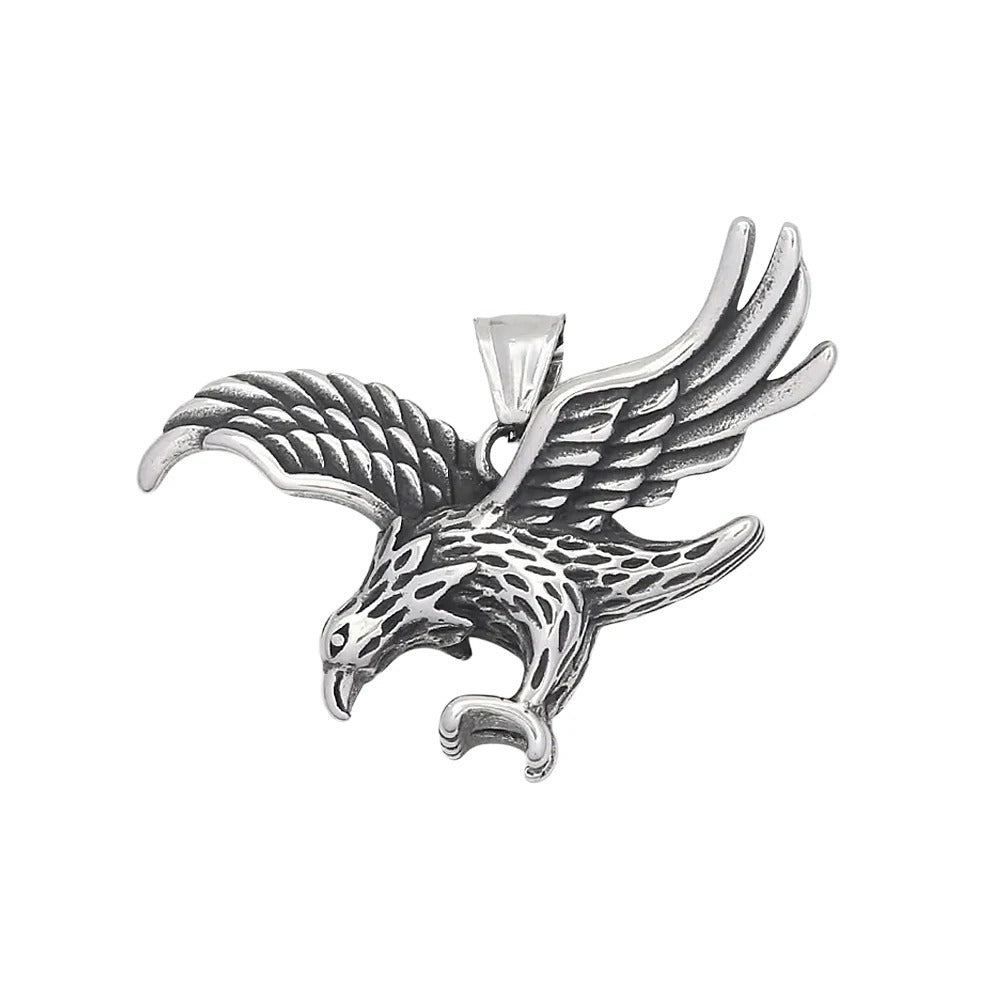 Punk Eagle Stainless Steel Men's Pendant Necklace