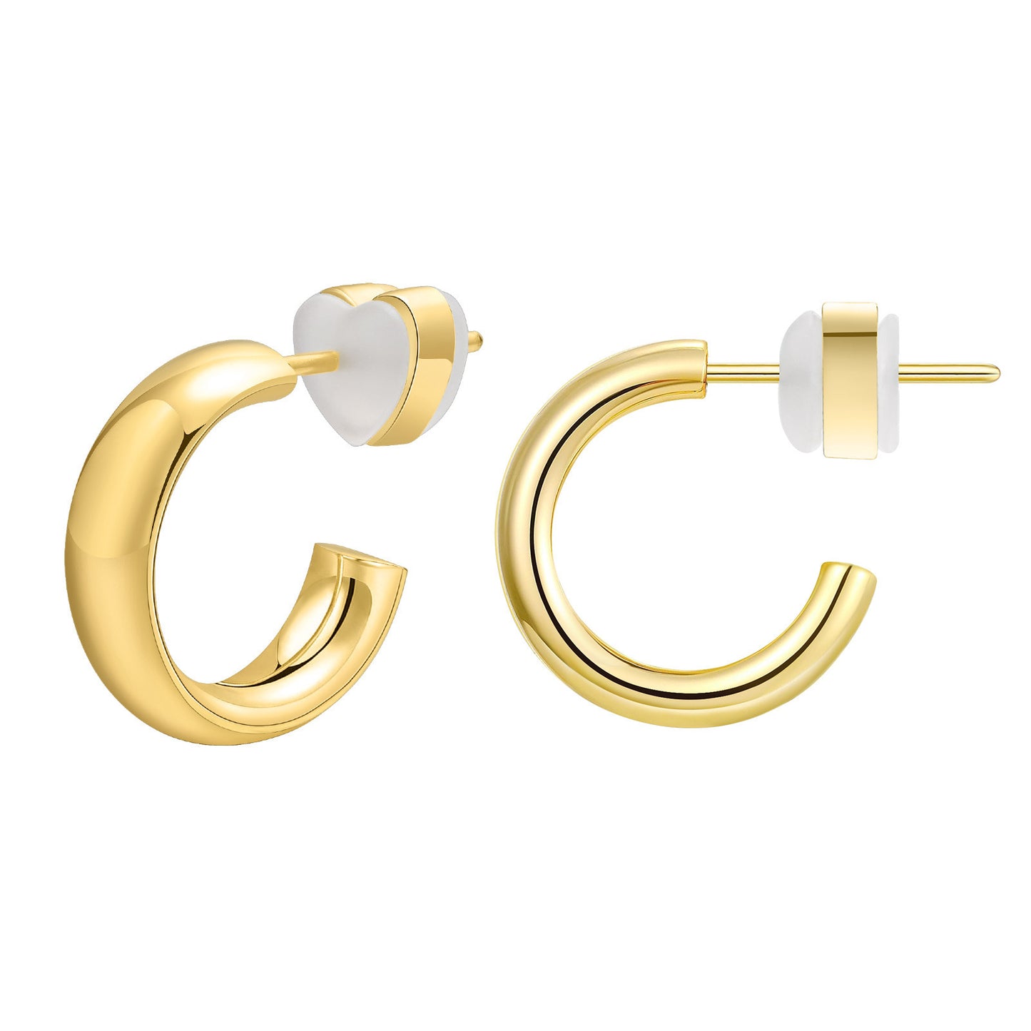 Women's Fashion Earrings Stainless Steel C-Shaped Wholesale