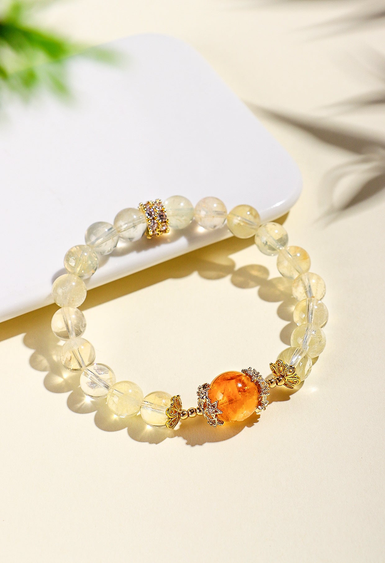 Planderful Fortune's Favor Bracelet – High-End Citrine and Super Seven Design