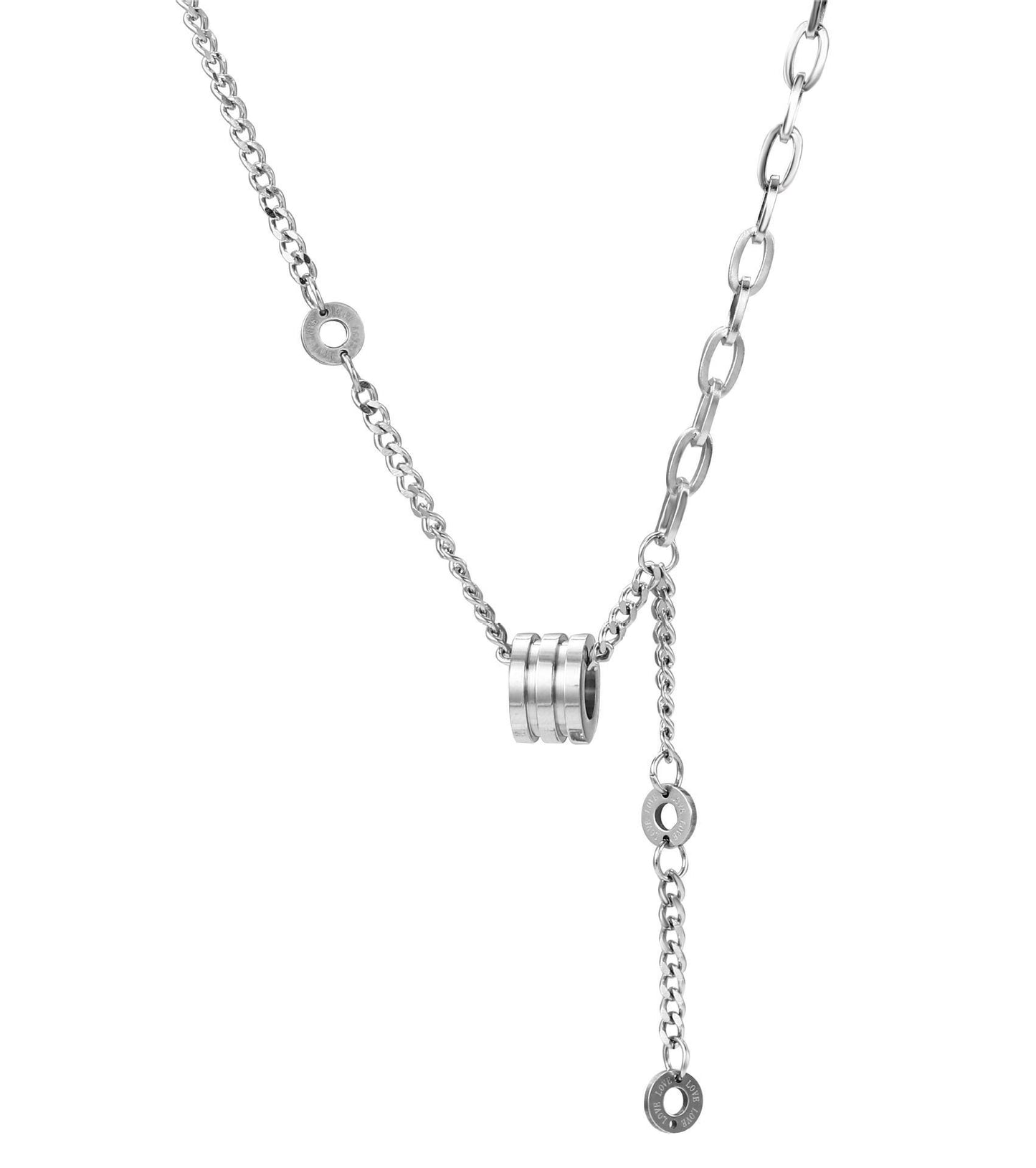 Planderful Jewelry Steel Necklace Minimalist Collarbone