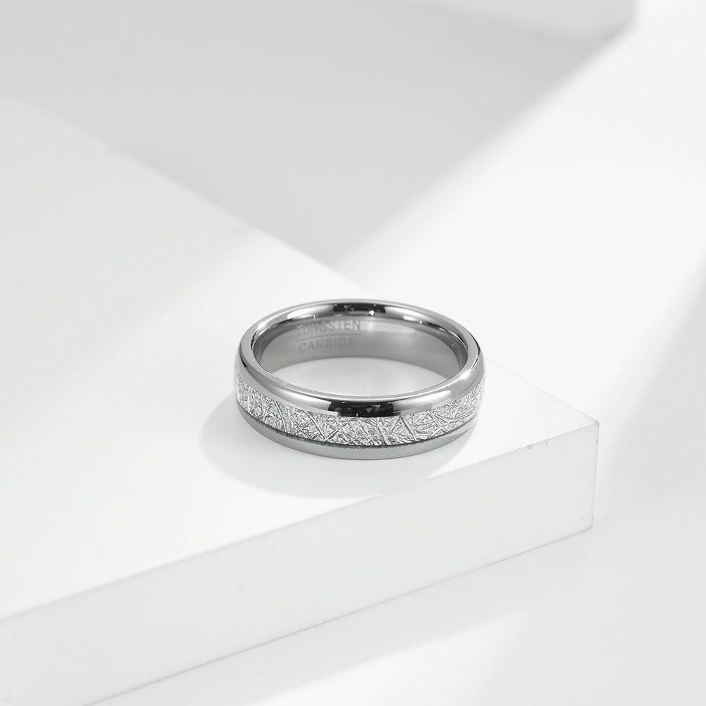 Cross-Border E-Commerce Supply Curved Tungsten Steel Ring