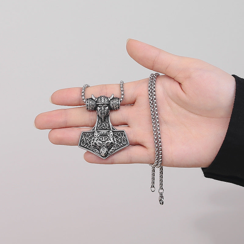 Steel Necklace – Vintage Viking Anchor
