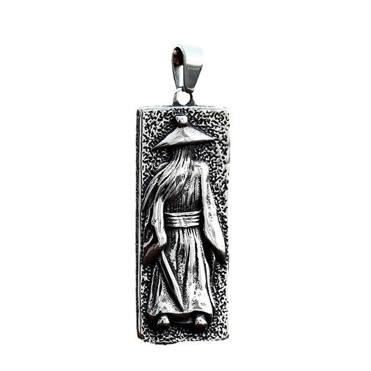 Punk-Inspired Titanium Steel Pendant for Men - Wholesale Jianghu Style Jewelry