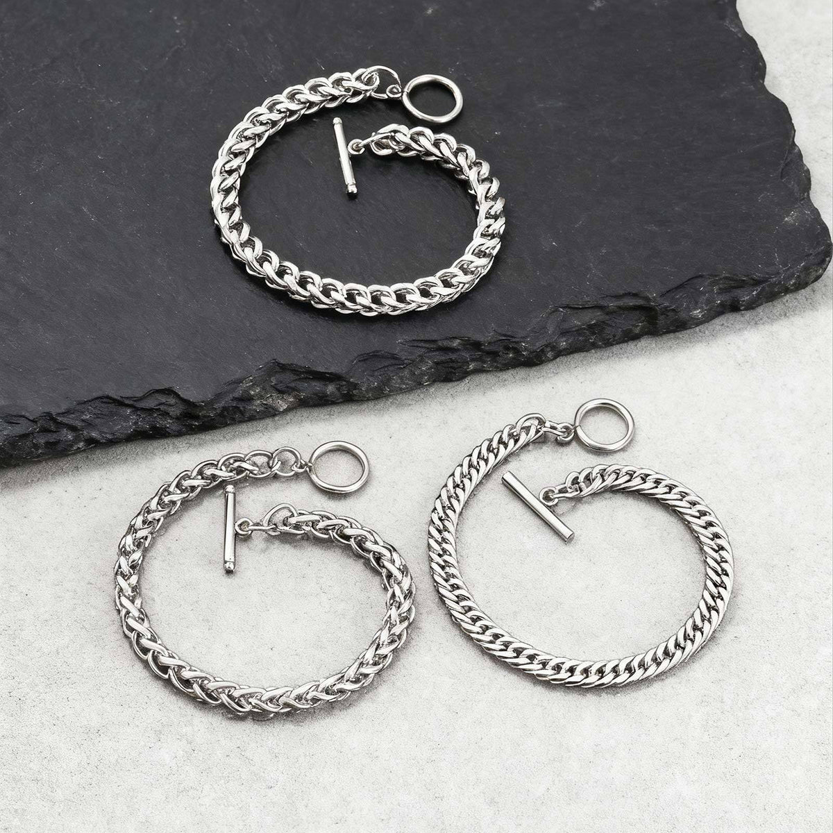 Cuban Chain Minimalist Stainless Steel Bracelet