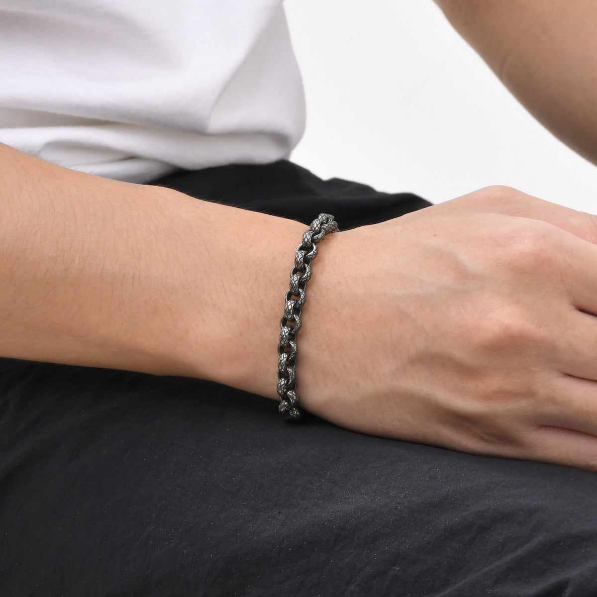 Pearl Vintage Stainless Steel Bracelet