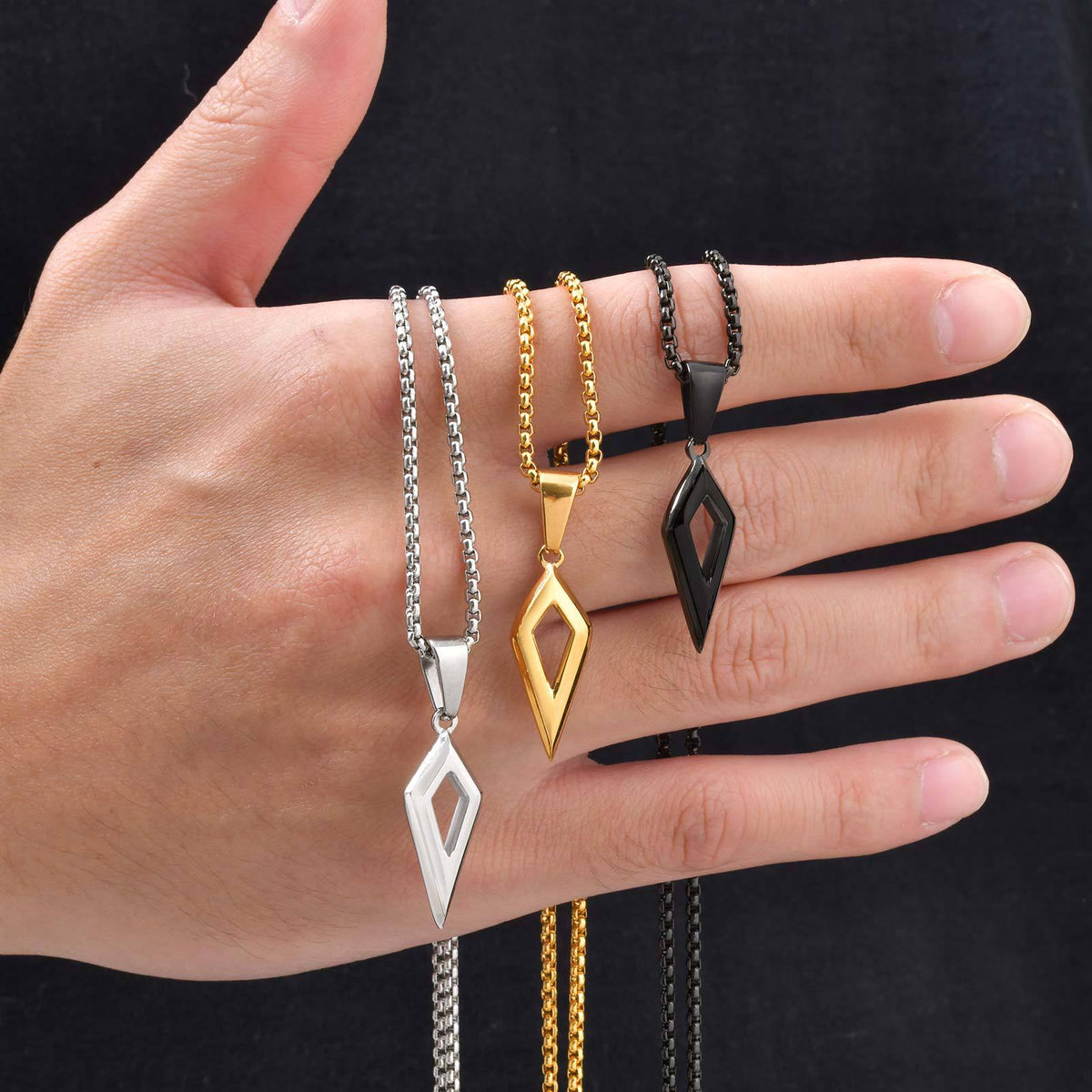 Stainless Steel Pendant — Chain Optional