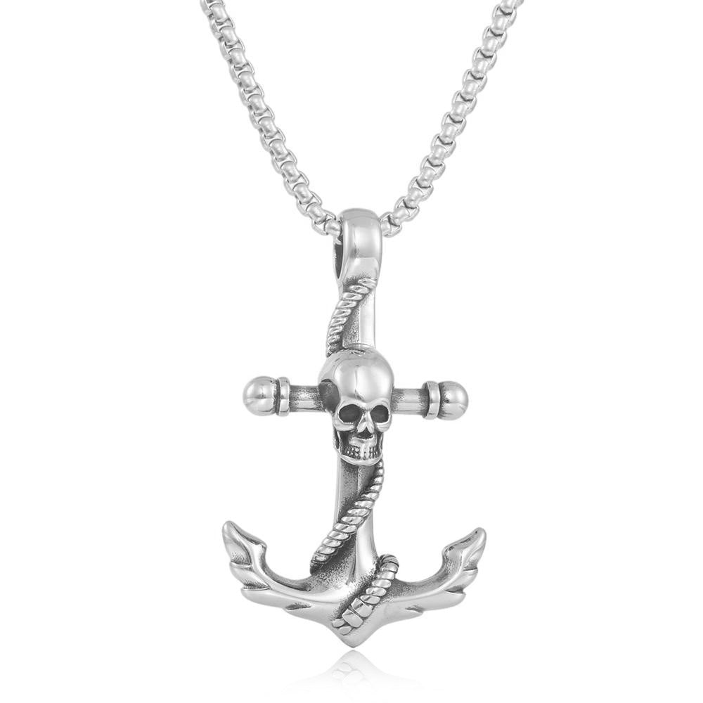European And American Stainless Steel Boat Anchor Pendant
