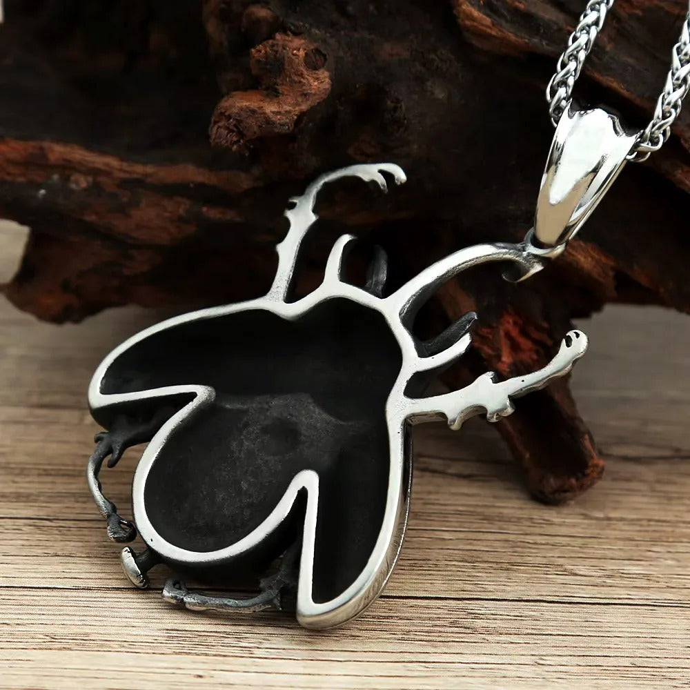 Punk Vintage Stainless Steel Pendant Necklace