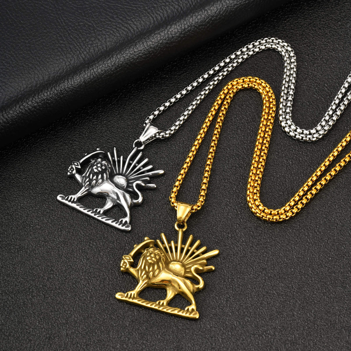 Lion Stainless Steel Pendant