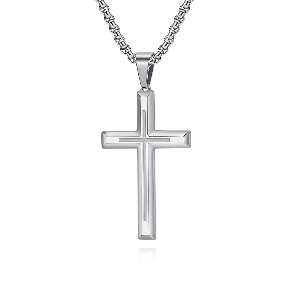 Stainless Steel Cross Necklace